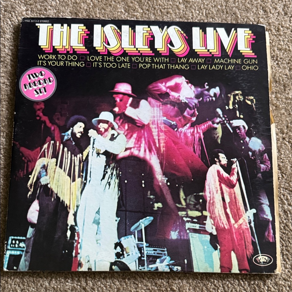 The Isleys Live Album Cover Art